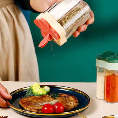 Hủ Đựng Gia Vị 5 Ngăn Hình Hoa - Hàng Chính Hãng ( Giao màu ngẫu nhiên)