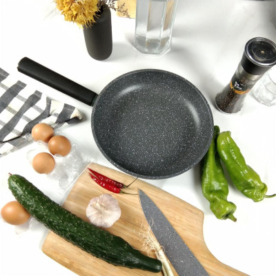 Tặng cặp nhấc nồi silicon- Bộ 2 chảo đáy từ H5, chảo 24cm + chảo vuông 15x20cm Seoulcook Hàn Quốc, dùng được tất cả các loại bếp, kể cả bếp từ / Induction 