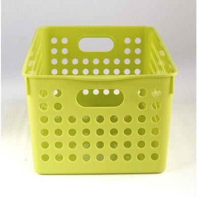 Rổ nhựa Inomata để vật dụng gia đình tiện lợi, có quai cầm (Size bé) - Hàng nội địa Nhật