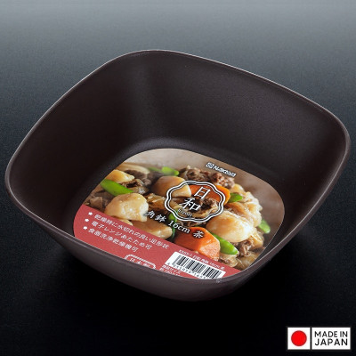 Bát nhựa Nakaya Square Bowl Ø16cm - Hàng Nội Địa Nhật Bản