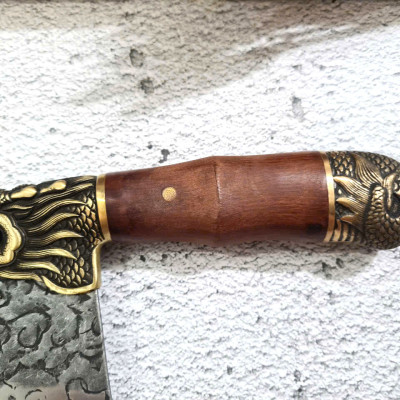 DAO BẾP - DAO THÁI KHÂU RỒNG MÃ DT152