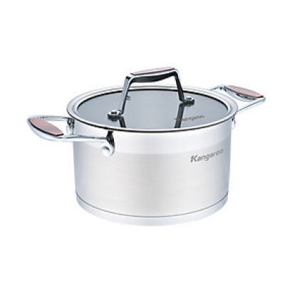 Nồi inox 24cm cao cấp 5 lớp kangaroo KG3CS224 - Hàng chính hãng