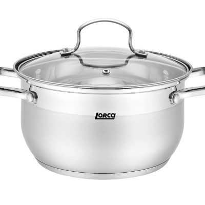 Bộ Nồi 7 Món LORCA TA 5018 TITANIUM Chính Hãng - Đun Trên Mọi Loại Bếp Cao Cấp, Bền Bỉ, Nhập Khẩu Chính Hãng