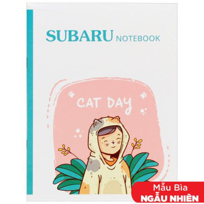 Tập Học Sinh Subaru - Chủ Đề Cat Day - 4 Ô Ly Vuông - 96 Trang 70gsm - Vĩnh Thịnh A067-V1 (Mẫu Bìa Giao Ngẫu Nhiên)