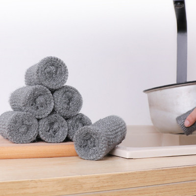 Set 12 cuộn cọ rửa xoong nồi bằng thép mịn Echo Metal hàng nội địa Nhật Bản