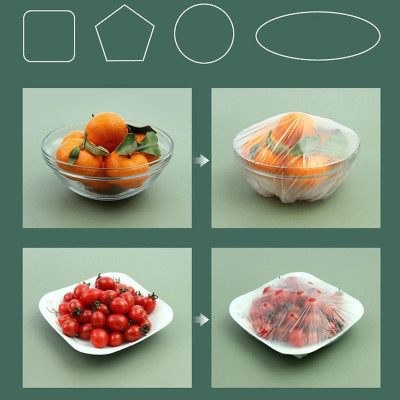 Túi 100 Màng Bọc Thực Phẩm Có Chun ,Túi Bọc Thực Phẩm PE Có Chun Bọc Đồ Ăn Co Giãn Tái Sử Dụng