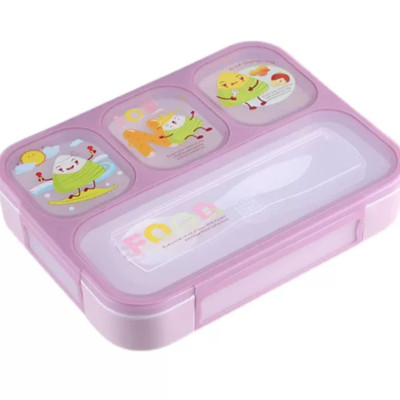 khay cơm, khay ăn rặm cho bé ( tặng thìa )