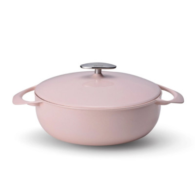 Unilloy - Nồi gang màu hồng - 24cm (3.2L)