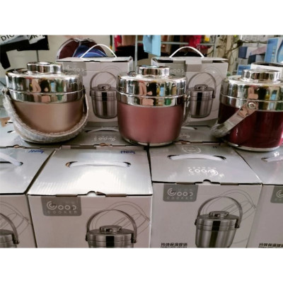 Cà mèn giữ nhiệt, Hộp đựng cơm cao cấp, chất liệu iox 304 dày dặn, dung tích 1.5L