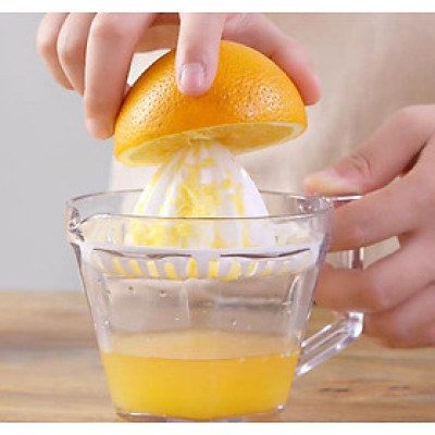 Dụng cụ vắt cam trong suốt  Vắt cam kèm ca đong định mức (6905)
