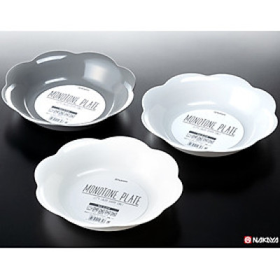 Tô nhựa Nakaya Monotone Plate size Ø278mm (Giao màu ngẫu nhiên) - Hàng nội địa Nhật Bản nhập khẩu chính hãng