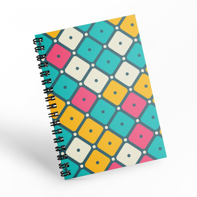 Sổ Lò Xo Bìa Cứng Retro B6 - Kẻ Ngang - 160 Trang 80gsm - The Sun 04