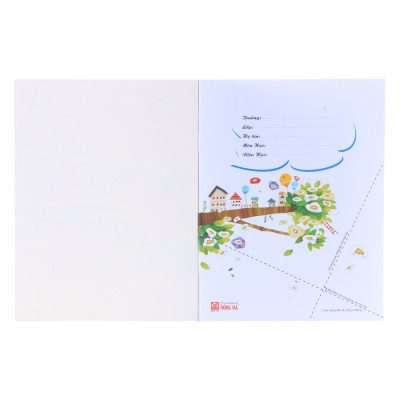 Lốc 10 Quyển Tập Học Sinh 4 Ô Ly Class Hồng Hà - Xanh Lá - Giao Mẫu Ngẫu Nhiên (96 Trang / Cuốn)