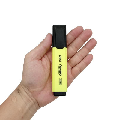 Bút Dạ Quang Jumbo Deli EU366-YL - Màu Vàng