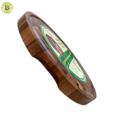 Thớt Gỗ Tràm Sớ Lật Sang Trọng Hình Tròn SL29  - Thương hiệu Trường Sơn