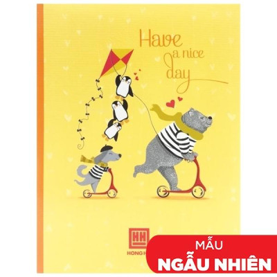 Combo 5 Vở Class Dreaming Bear - 4 Ly Ngang 96 Trang ĐL 70g/m2 - Hồng Hà (Mẫu Màu Giao Ngẫu Nhiên)