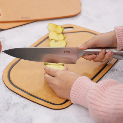 [HÀNG CHÍNH HÃNG] Bộ dao 3 đa dụng iMat Lưỡi thép cacbon  5Cr15 5Cr15 sắc, bền bỉ, cán dao làm bằng inox 430 không gỉ.