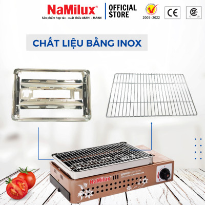 Bộ Khung Có Kèm Vỉ Nướng Inox Dùng Cho Các Loại Bếp Nướng NaMilux - Hàng Chính Hãng