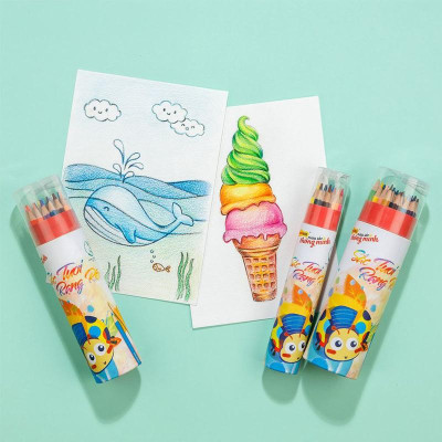 Hộp 24 Bút Chì Màu Kèm Chuốt Chì - Thiên Long CPC-C021