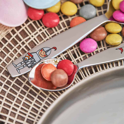 Bộ 4 Dao Thìa Dĩa Trẻ Em Eckbert Zwilling 07132-210-0 Hàng chính hãng