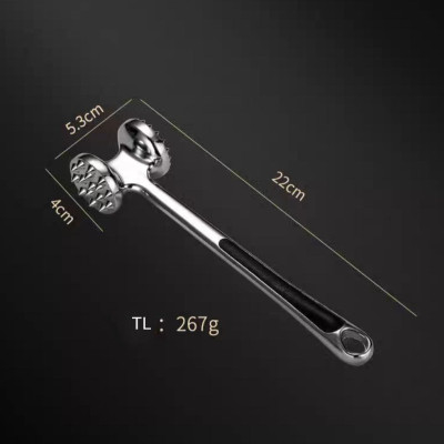 Dụng cụ búa đập thịt bằng Inox siêu bền cao cấp - búa đập thịt cầm đầm tay chắc chắn