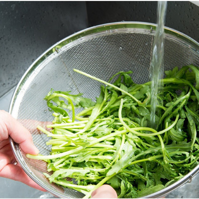 Rổ tròn inox đáy sâu Echo Kinzoku nội địa Nhật Bản