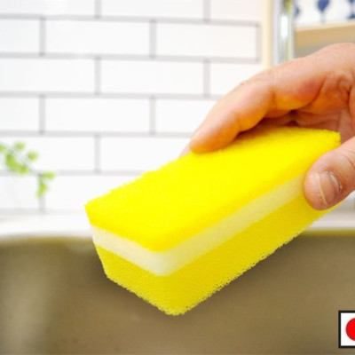 Set 02 miếng mút xốp nhà bếp Kokubo Pikatto - Hàng Nội Địa Nhật Bản