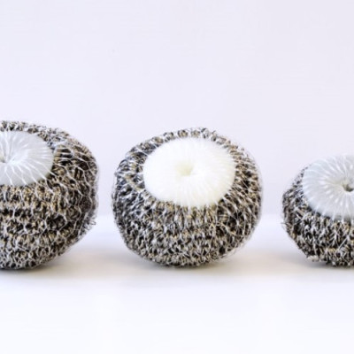 Set 04 miếng cọ xoong nồi có lót mút Kokubo 50g - made in Japan