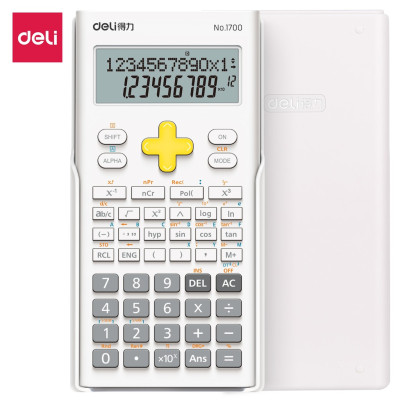 Máy tính kỹ thuật học sinh Deli -Xanh/ Hồng/ Trắng - 1700
