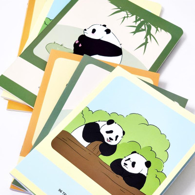 Tập Học Sinh Fluffy Panda - Miền Nam - 4 Ô Ly - 96 Trang 80gsm - The Sun 01