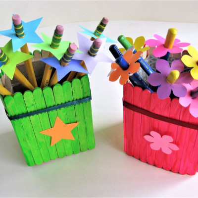 Que kem gỗ màu làm mô hình handmade
