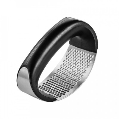 Dụng cụ ép tỏi nghiền tỏi bằng thép không gỉ có tay cầm tiện lợi