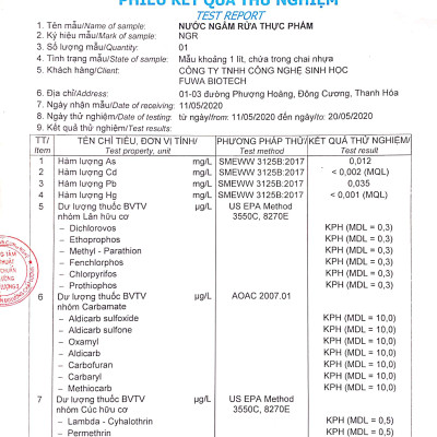 [Can 10L tiết kiệm] Nước ngâm rửa rau củ quả enzyme sinh học từ vỏ dứa Fuwa3e 10L
