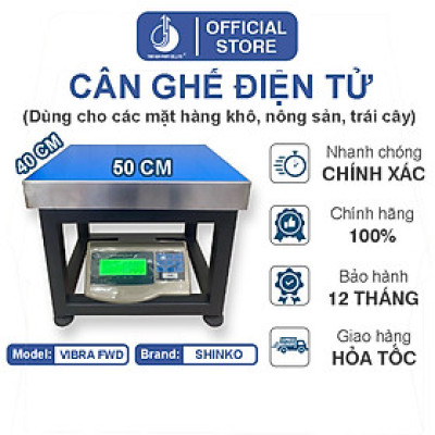 Cân Ghế Điện Tử Vibra FWD - Mặt Bàn Cân 400X500MM