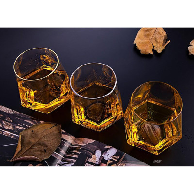 CỐC THỦY TINH LỤC GIÁC | 6 LY TT CHỊU NHIỆT BOROSILICATE CAO CẤP | CỐC LỤC NĂNG TRONG SUỐT