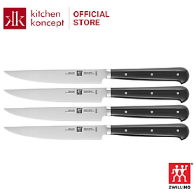 Bộ Dao Bít Tết ZWILLING Steak Màu Đen- 4 Cái