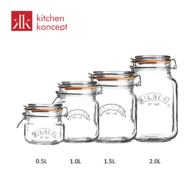 Kilner Hũ Thủy Tinh Tròn/ Vuông/Vát Cạnh - Nhiều Kích Cỡ