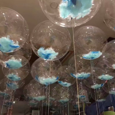 Bóng bay Galaxy Trong Suốt trang trí giáng sinh, noel Cực Đẹp (PE)