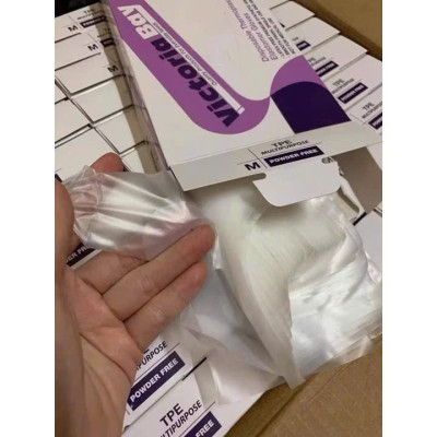 Hộp 100 Găng Tay Nilon Làm Bếp – Bao Tay TPE Kháng Khuẩn, Dùng 1 Lần Vệ Sinh - HÀNG CHÍNH HÃNG MINIIN