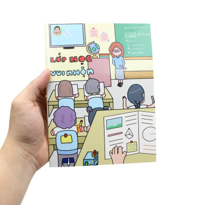 Tập Học Sinh Cô Tiên Xanh - Miền Nam - 4 Ô Ly - 96 Trang 100gsm - The Sun - Lớp Học Vui Nhộn