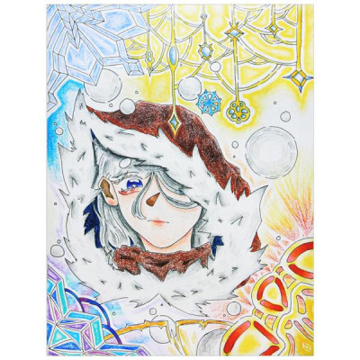 Tập Học Sinh Cô Gái Băng Tuyết - 4 Ô Ly - 96 Trang 100gsm - The Sun