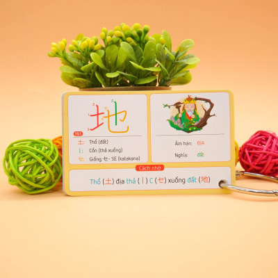 Flashcard Hack Não 220 Kanji N5 - Hướng Dẫn Học Qua Câu Chuyện