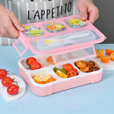 khay cơm, khay ăn rặm cho bé ( tặng thìa )