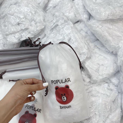 Màng bọc thực phẩm co giãn siêu dai có chun hình túi gấu set 100 chiếc Shop Movava - MBTPG1