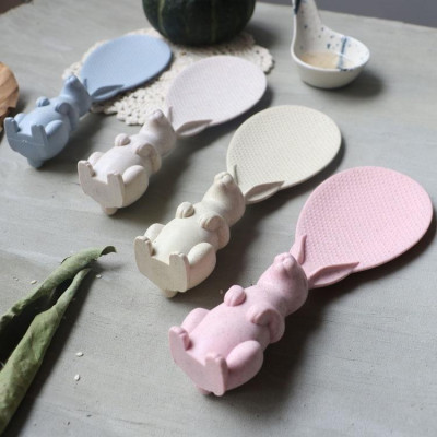 Muôi Xới Cơm Hình Thỏ Dễ Thương, Nhiều Màu Lựa Chọn, Kiểu Dáng Cute, Nhựa Chất Lượng Cao, An Toàn Tiện Dụng Trong Gia Đình. TakyHome 5450