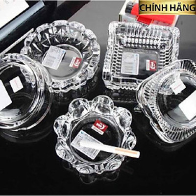 Gạt Tàn Thuốc Thủy Tinh  Cao Cấp Nhiều Mẫu 