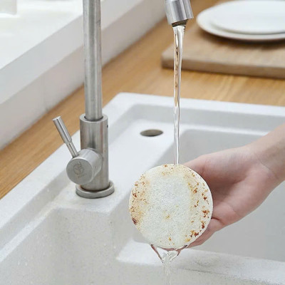 Set 2 Miếng Bọt Xốp Rửa Chén Đa Năng Có Tay Cầm - Dễ Dàng Vệ Sinh Bát Đĩa - HÀNG CHÍNH HÃNG MINIIN