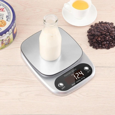 Cân Điện Tử Mini Định Lượng 1g - 10kg, Cân Tiểu Ly Nhỏ Gọn Có Màn Hình Hiển Thị, Độ Chính Xác Cao Kèm 2 Pin