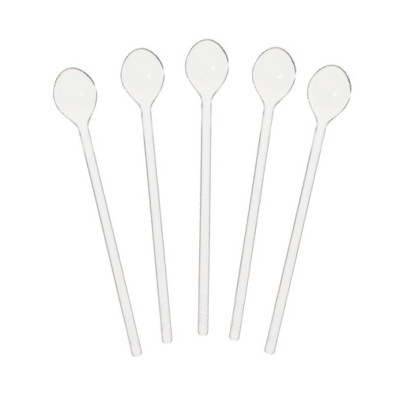 Muỗng Thìa Cà Phê Cán Dài Nhựa Trong MCF04A 24cm dùng pha cafe, bột rau, bột ngũ cốc