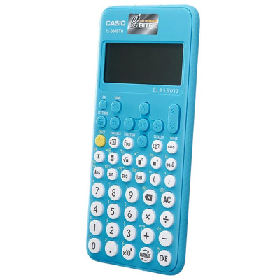 Máy Tính Casio FX-880BTG - Màu Xanh Dương + Bút Frixion Colors và G2 (Màu Mực Ngẫu Nhiên)